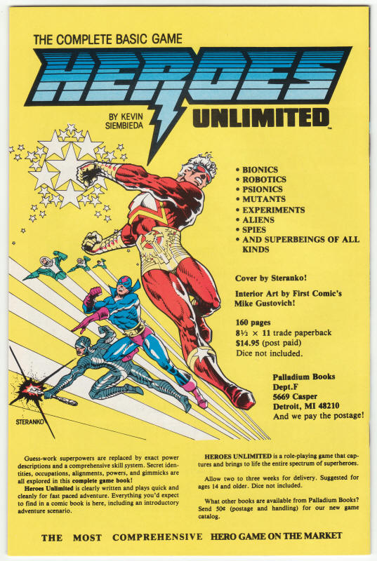 Grimjack #7 back cover