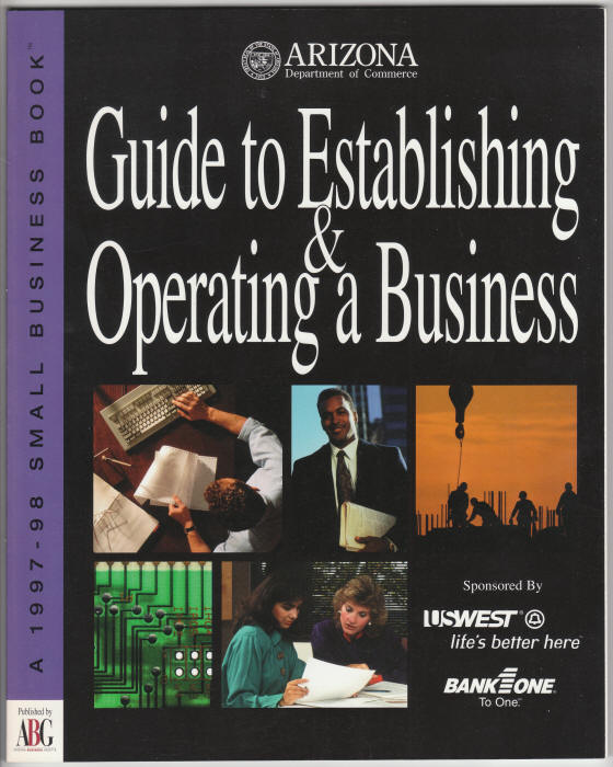 Guide To Establishing And Operating A Business front cover