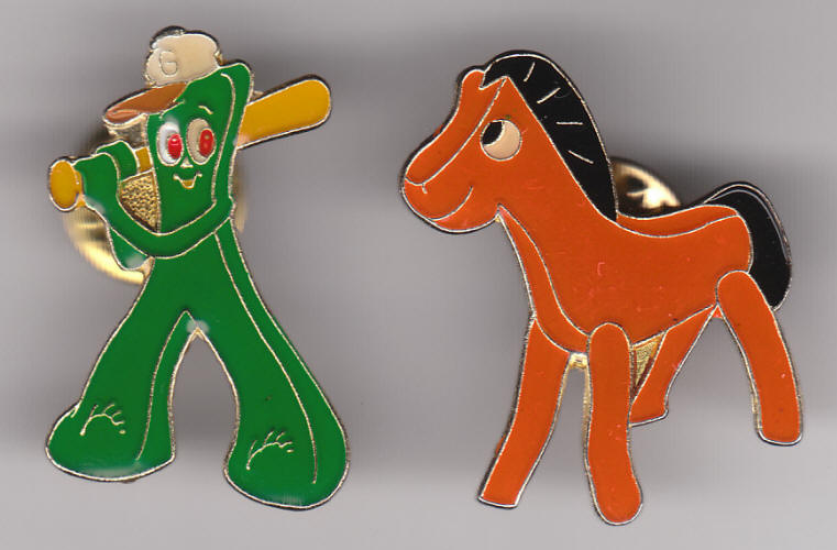 Gumby Pokey Raised Enamel Pins