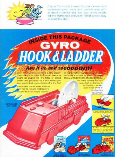 Cap'n Crunch Peanut Butter Cereal Box back