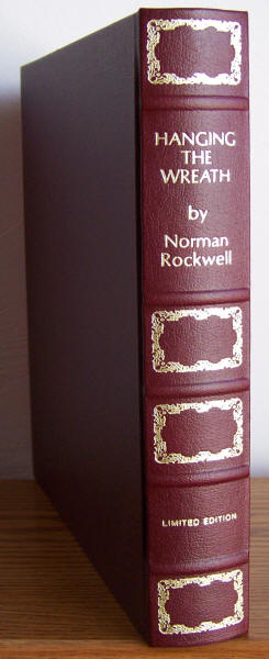 Norman Rockwells Hanging The Wreath Sterling Silver Plate Case Spine