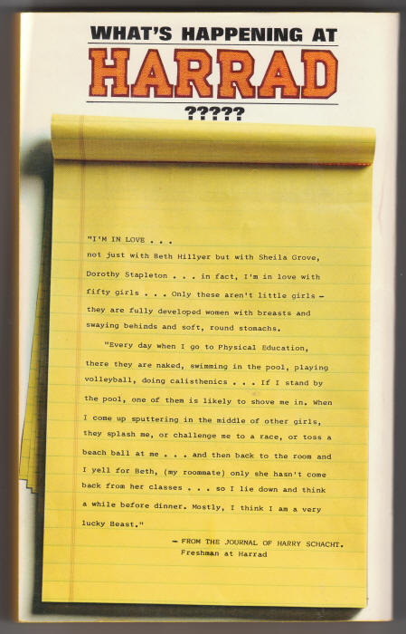 The Harrad Experiment back cover