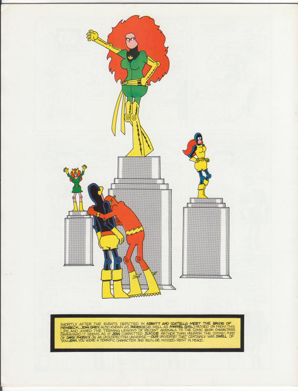 Abbott and Costello Meet The Bride Of Hembeck back cover