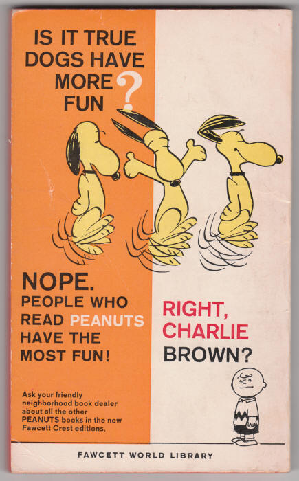 Here Comes Snoopy back cover