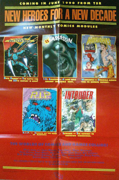 Heroes For A New Decade TSR Poster