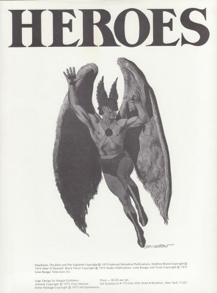 Gray Morrow Heroes Portfolio Illustrated Envelope