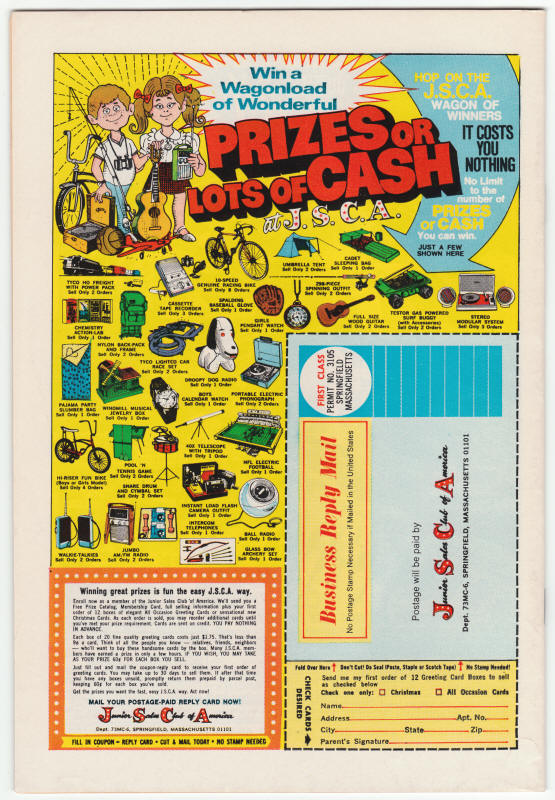 Luke Cage Hero For Hire #14 back cover