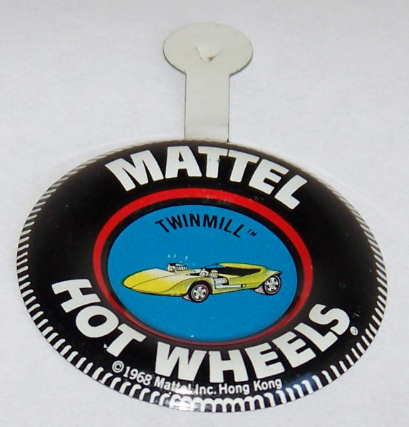 Mattel Hot Wheels Twinmill 1969 button