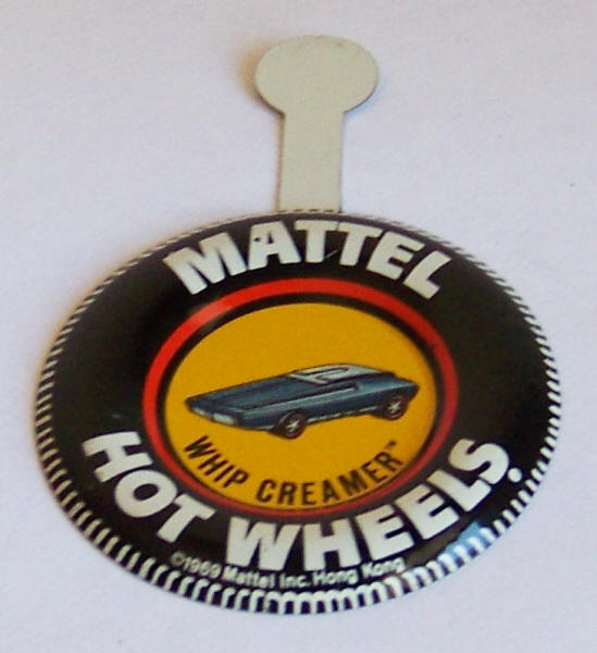 Mattel Hot Wheels Whip Creamer button front