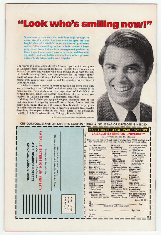 Howard The Duck #7 back cover