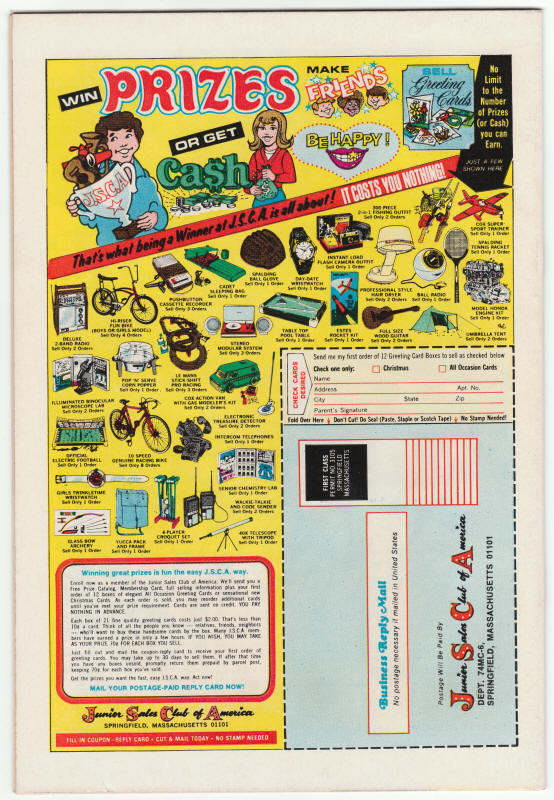 The Human Torch #1 back cover