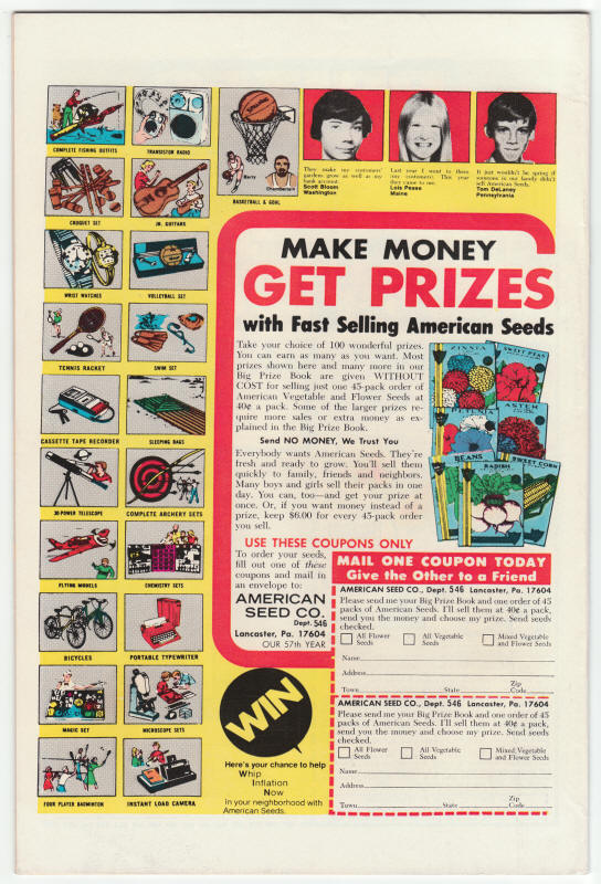 The Human Torch #5 back cover