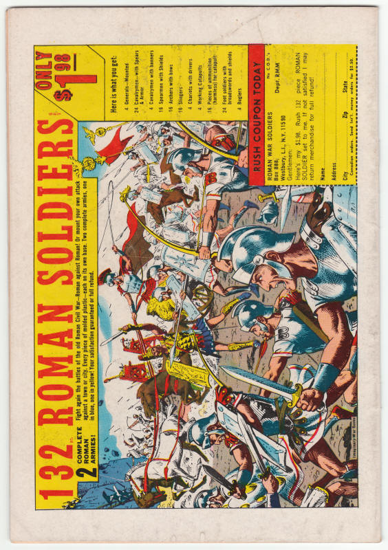 Incredible Hulk #106 back cover