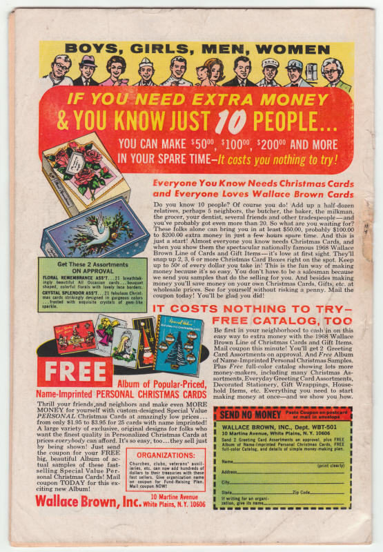 Incredible Hulk #108 back cover