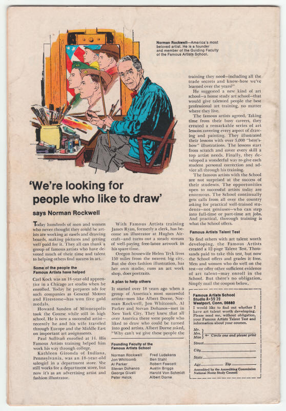 Incredible Hulk #109 back cover