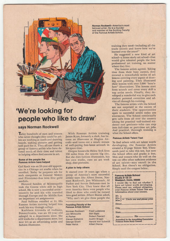 Incredible Hulk #110 back cover