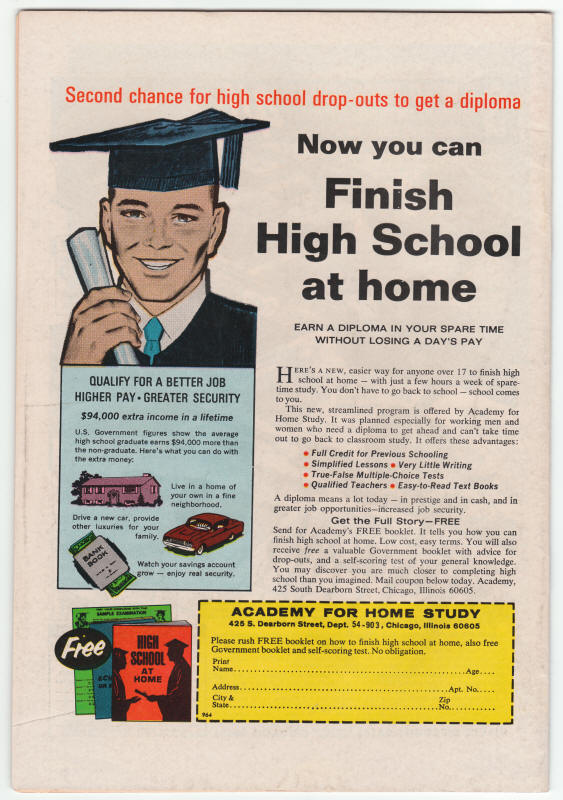 Incredible Hulk #130 back cover