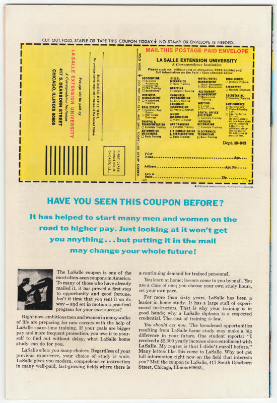 Incredible Hulk 173 back cover