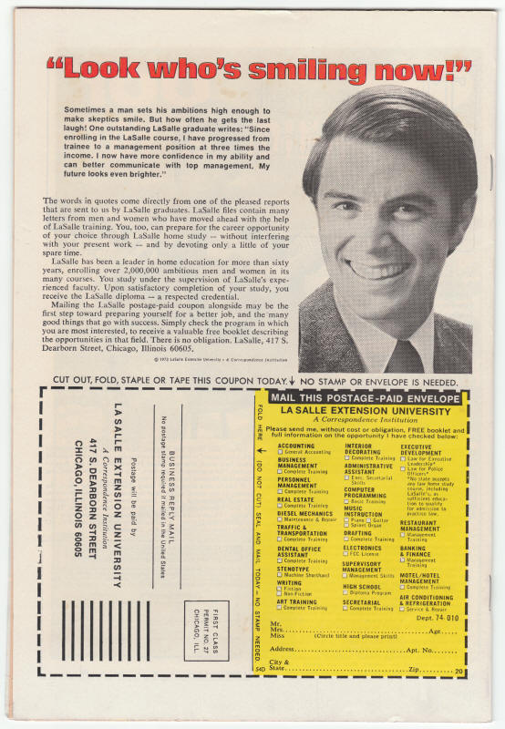 Incredible Hulk #198 back cover