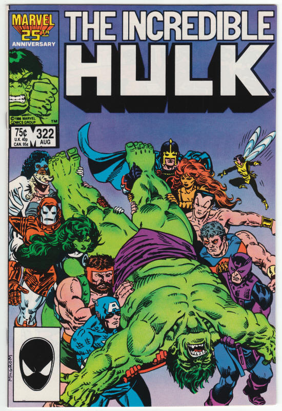 Incredible Hulk #322 front cover
