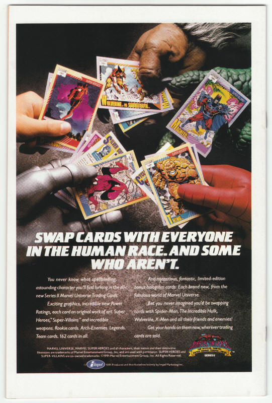 Incredible Hulk #385 back cover