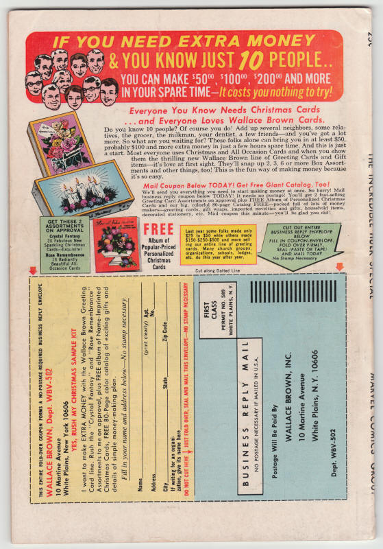 Incredible Hulk Special #2 back cover