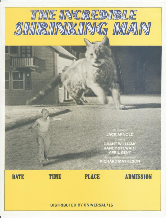 The Incredible Shrinking Man Handbill