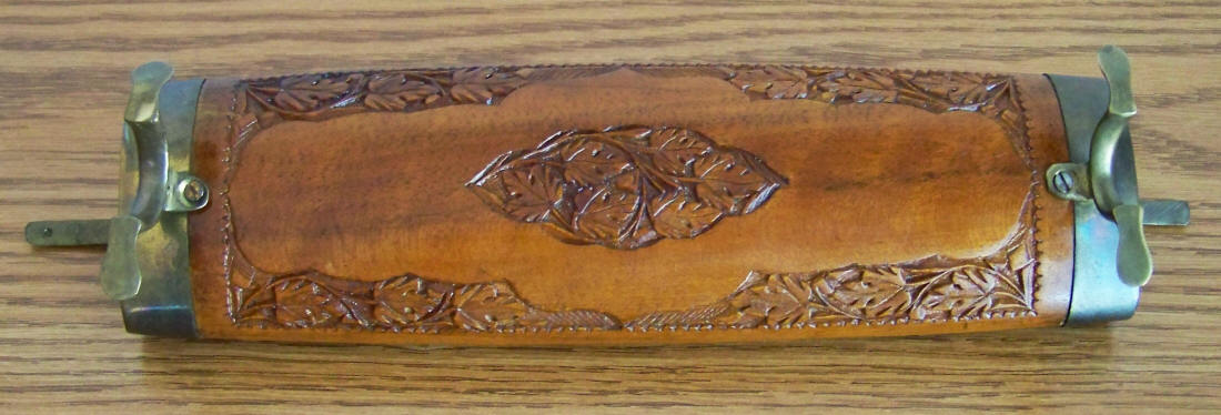 Carving Set India Brass Wood