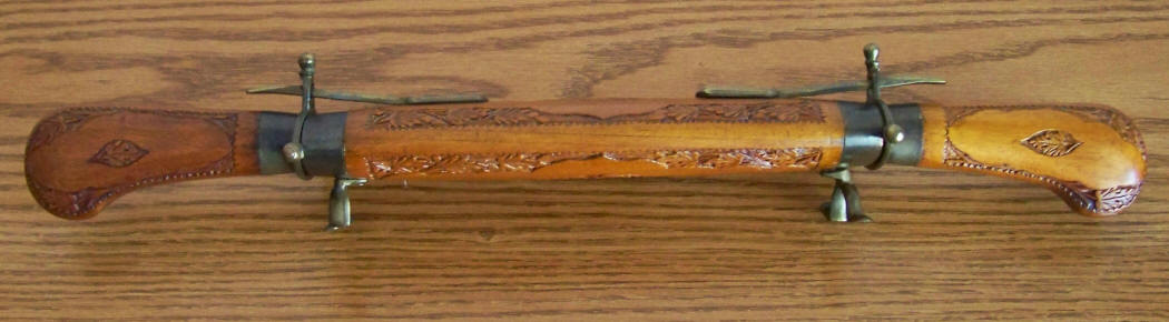 Carving Set India Brass Wood