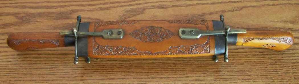 Carving Set India Brass Wood