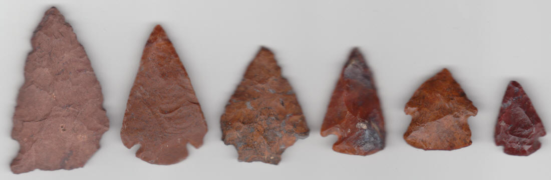 Native American Indian Arrowheads