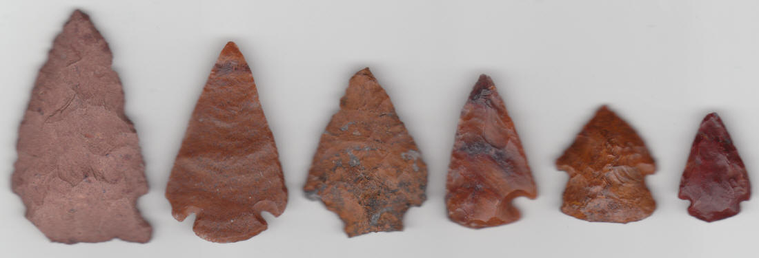 Native American Indian Arrowheads