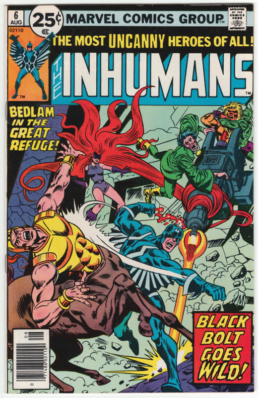 The Inhumans #6 front cover