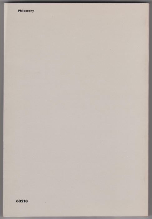 An Inquiry Concerning Human Understanding David Hume back cover