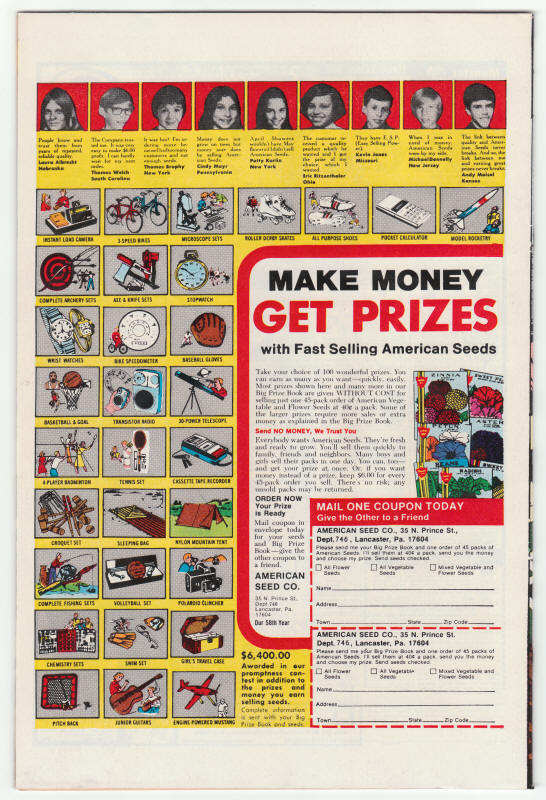 The Invaders #14 back cover