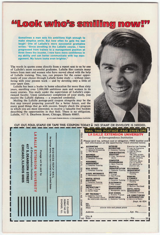 Iron Fist #10 back cover