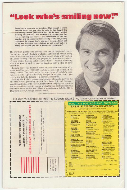 Iron Fist #2 back cover