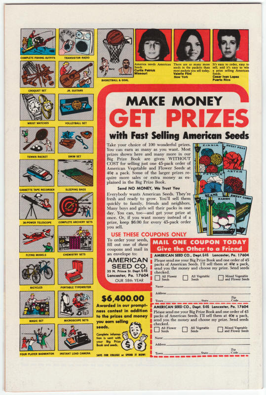 Iron Fist #5 back cover