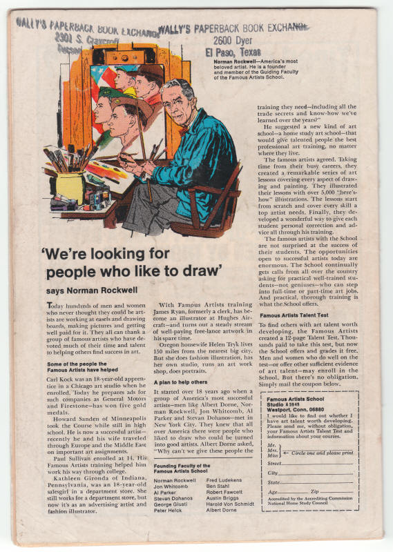 Iron Man #10 back cover