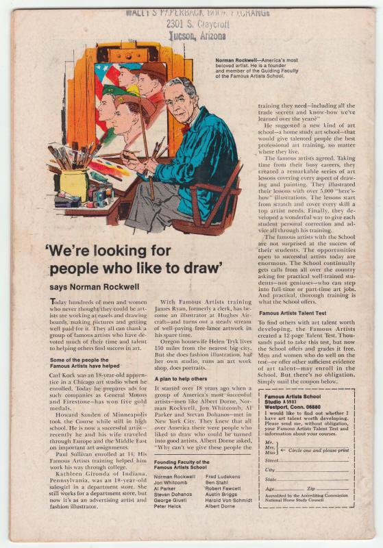 Iron Man #12 back cover