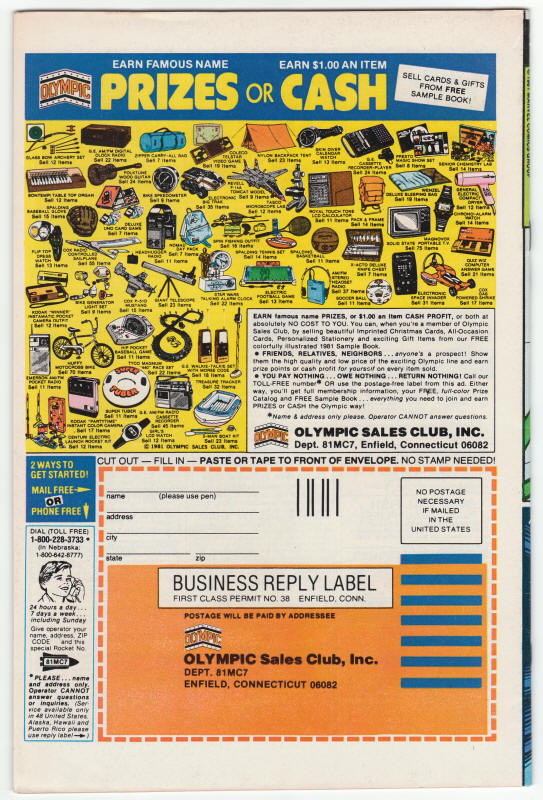 Iron Man #151 back cover