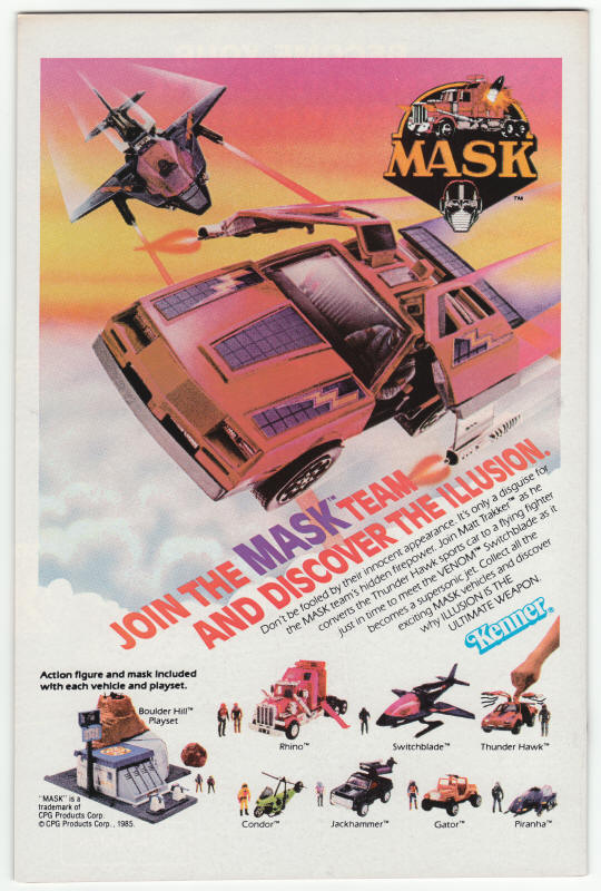 Iron Man #205 back cover