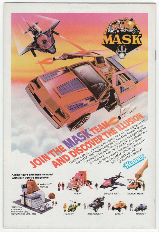 Iron Man #205 back cover