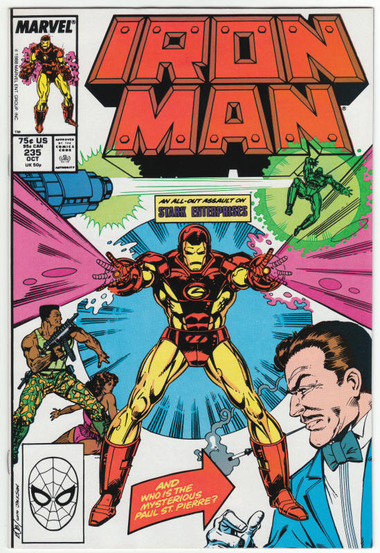 Iron Man #235 front cover