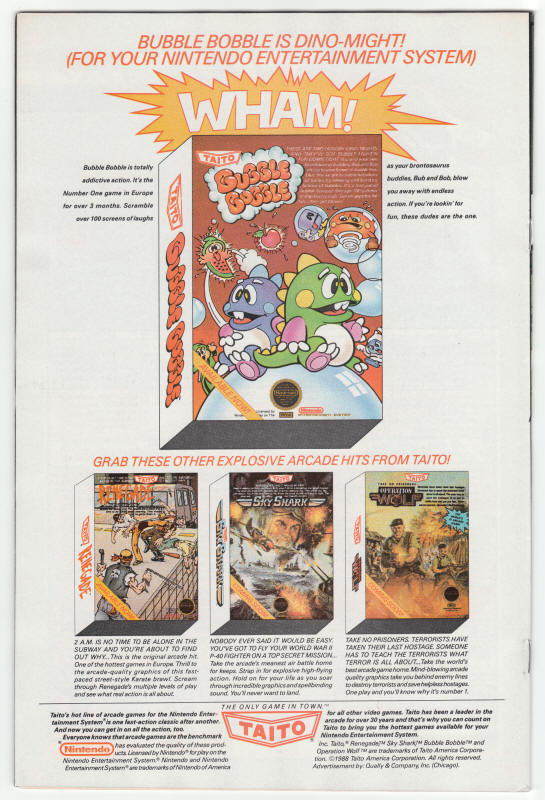 Iron Man #239 back cover