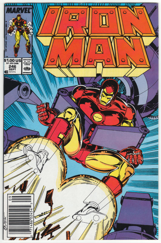 Iron Man #246 front cover