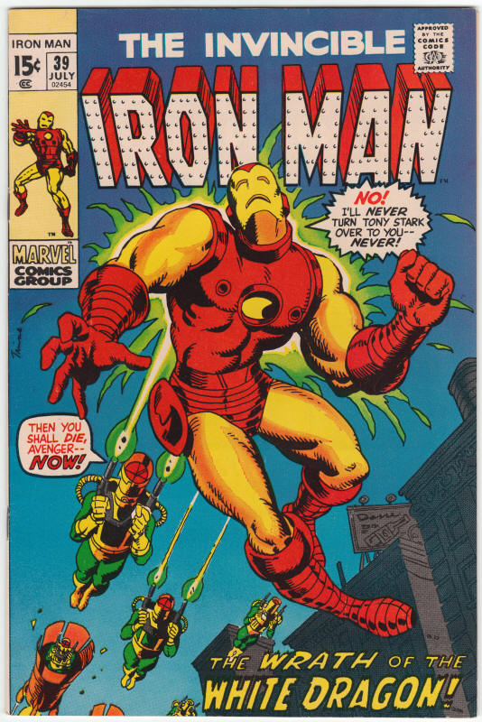 Iron Man #39 front cover