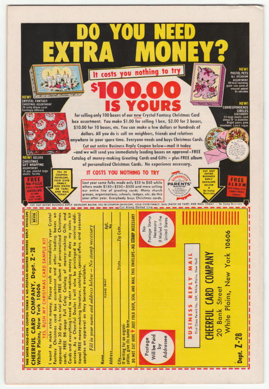 Iron Man #41 back cover