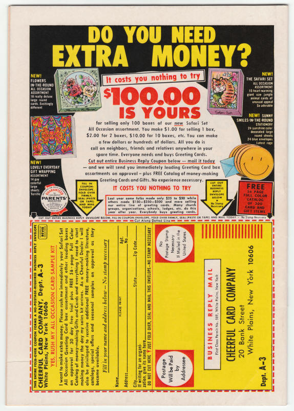 Iron Man #45 back cover