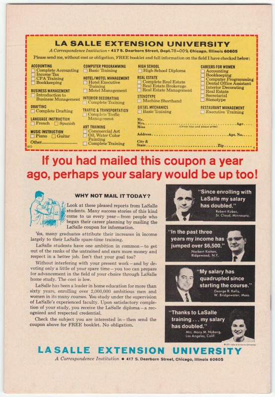 Iron Man #48 back cover